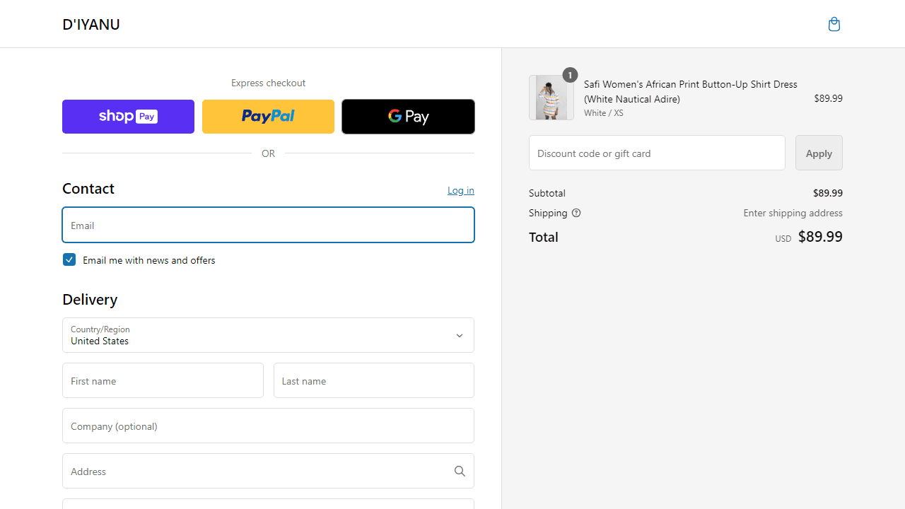 How to apply Diyanu coupon code